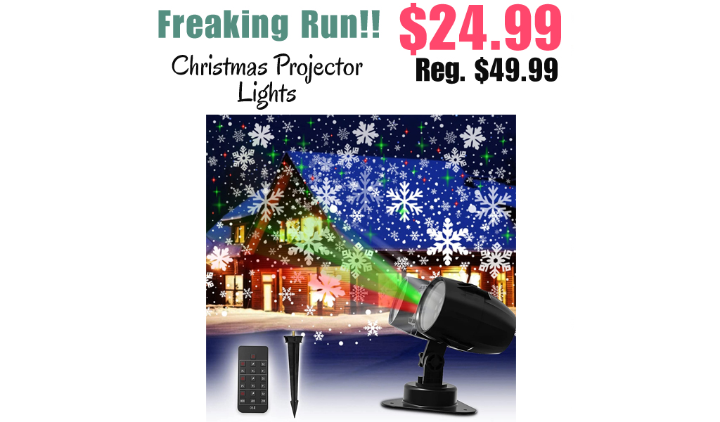 Christmas Projector Lights Only $24.99 Shipped on Amazon (Regularly $49.99)