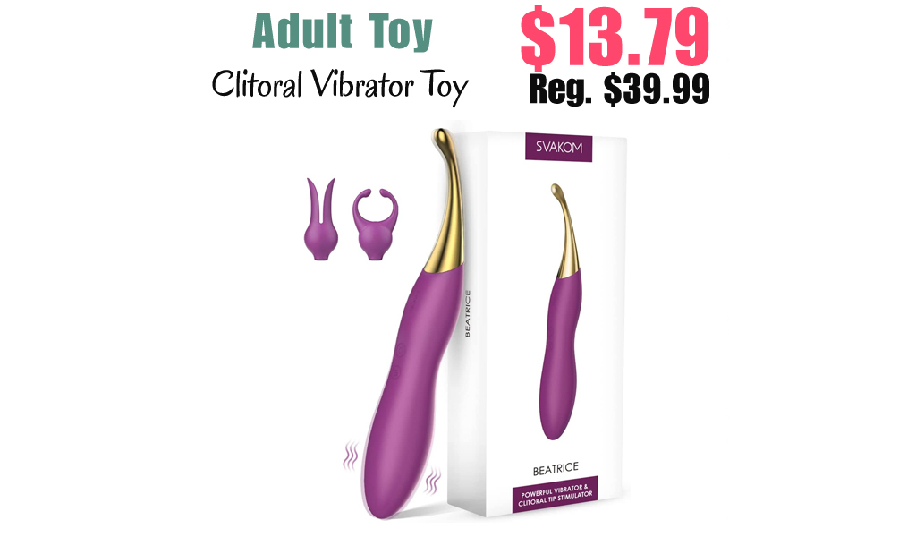 Clitoral Vibrator Toy Only $13.79 Shipped on Amazon (Regularly $39.99)
