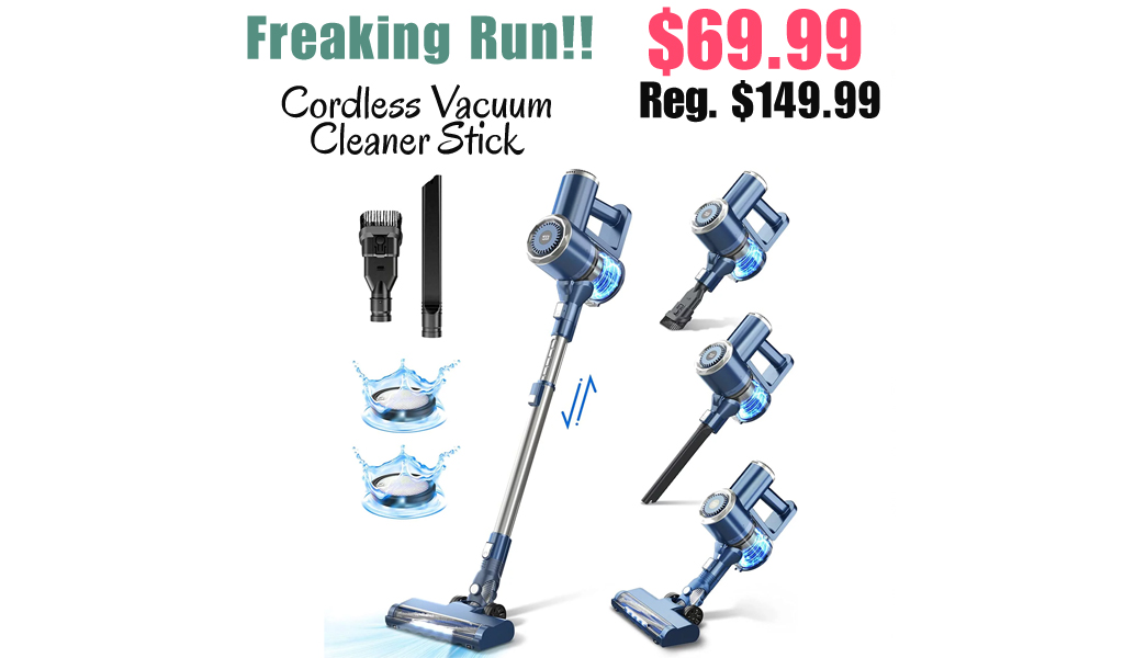 Cordless Vacuum Cleaner Stick Just $69.99 Shipped on Walmart.com (Regularly $149.99)