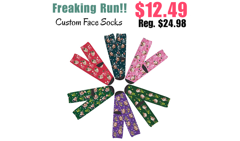 Custom Face Socks Only $12.49 Shipped on Amazon (Regularly $24.98)