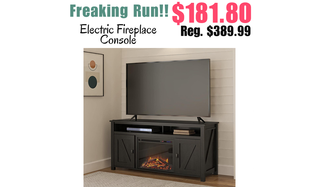 Electric Fireplace Console Only $181.80 Shipped on Amazon (Regularly $389.99)