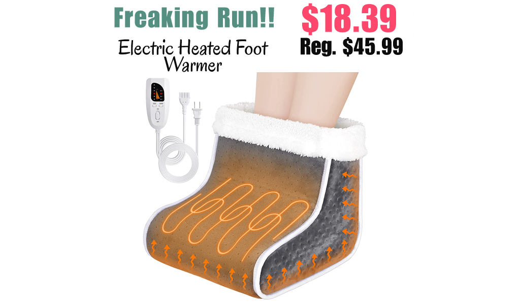 Electric Heated Foot Warmer Only $18.39 Shipped on Amazon (Regularly $45.99)