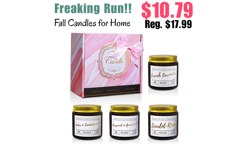 Fall Candles for Home Only $10.79 Shipped on Amazon (Regularly $17.99)