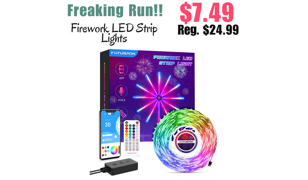 Firework LED Strip Lights Only $7.49 Shipped on Amazon (Regularly $24.99)