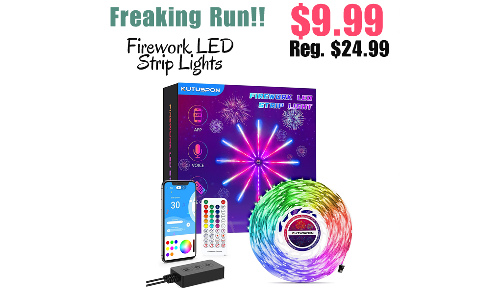 Firework LED Strip Lights Only $9.99 Shipped on Amazon (Regularly $24.99)