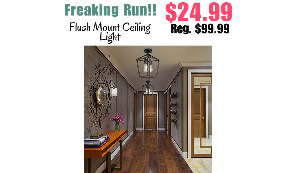 Flush Mount Ceiling Light Only $24.99 Shipped on Amazon (Regularly $99.99)