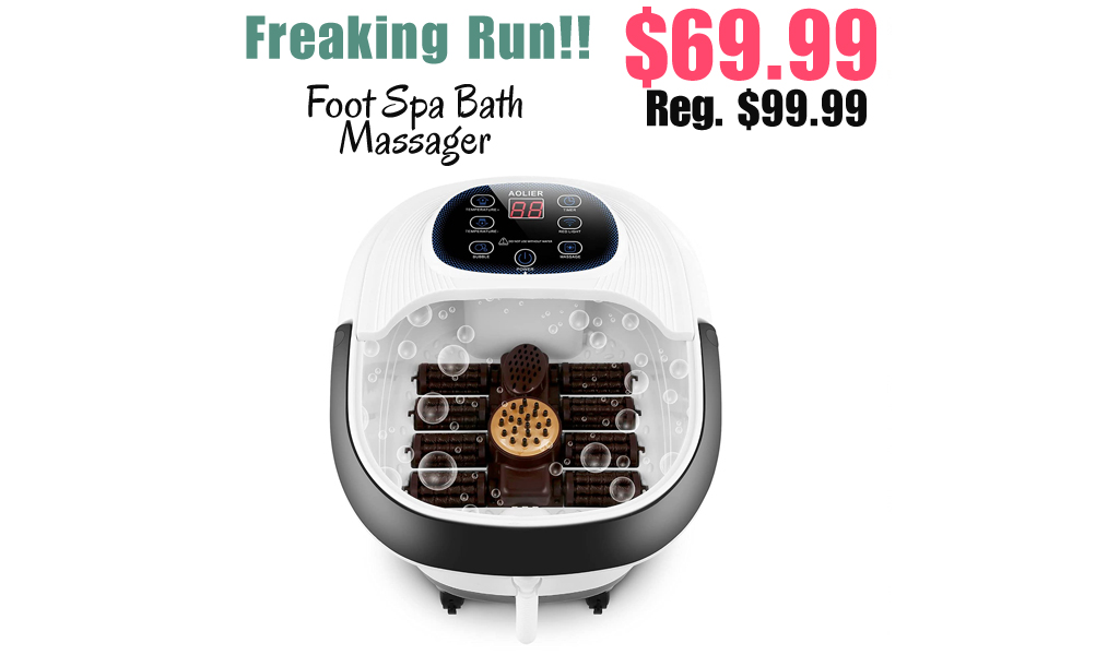 Foot Spa Bath Massager Only $69.99 Shipped on Amazon (Regularly $99.99)