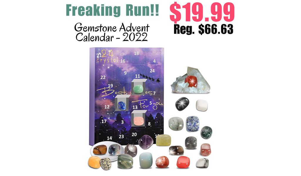 Gemstone Advent Calendar - 2022 Only $19.99 Shipped on Amazon (Regularly $66.63)