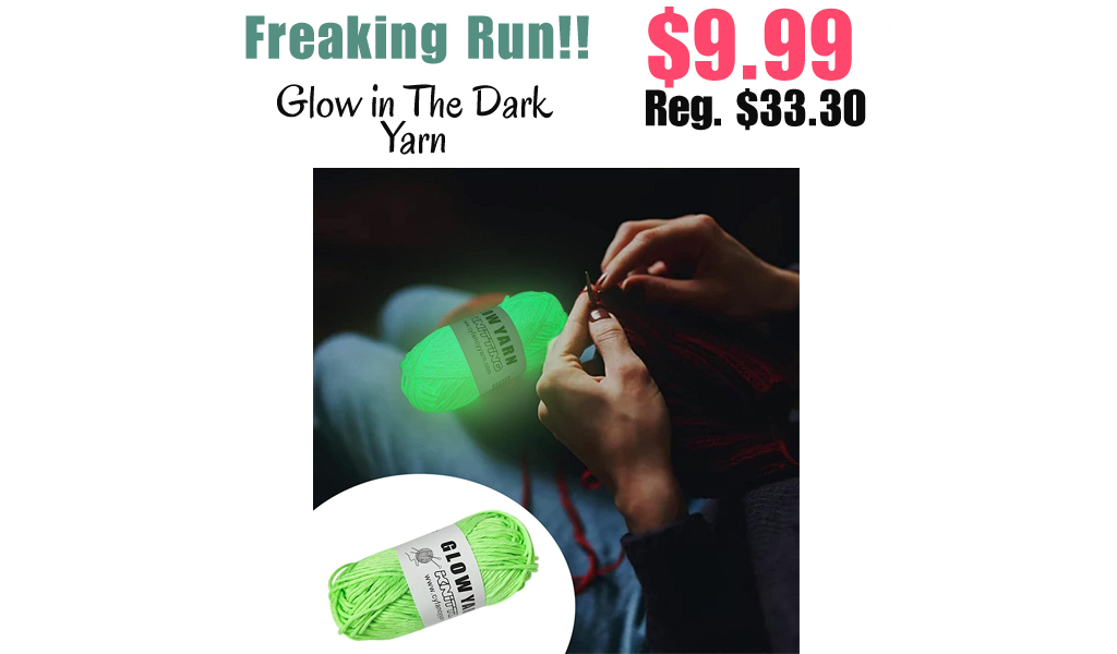 Glow in The Dark Yarn Only $9.99 Shipped on Amazon (Regularly $33.30)