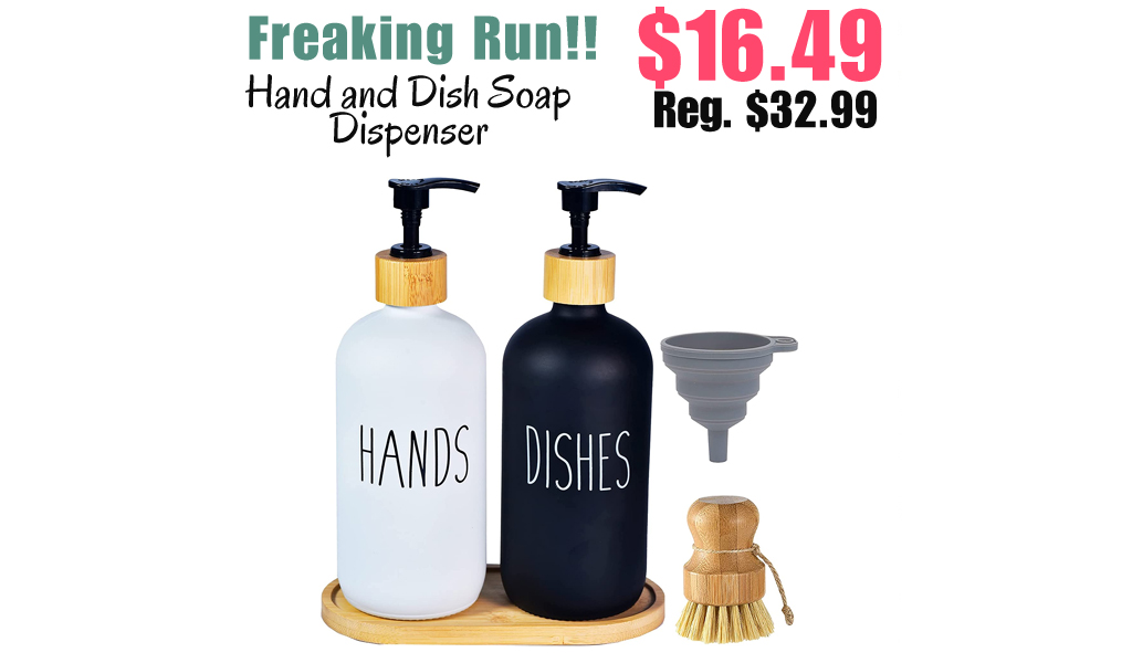 Hand and Dish Soap Dispenser Only $16.49 Shipped on Amazon (Regularly $32.99)