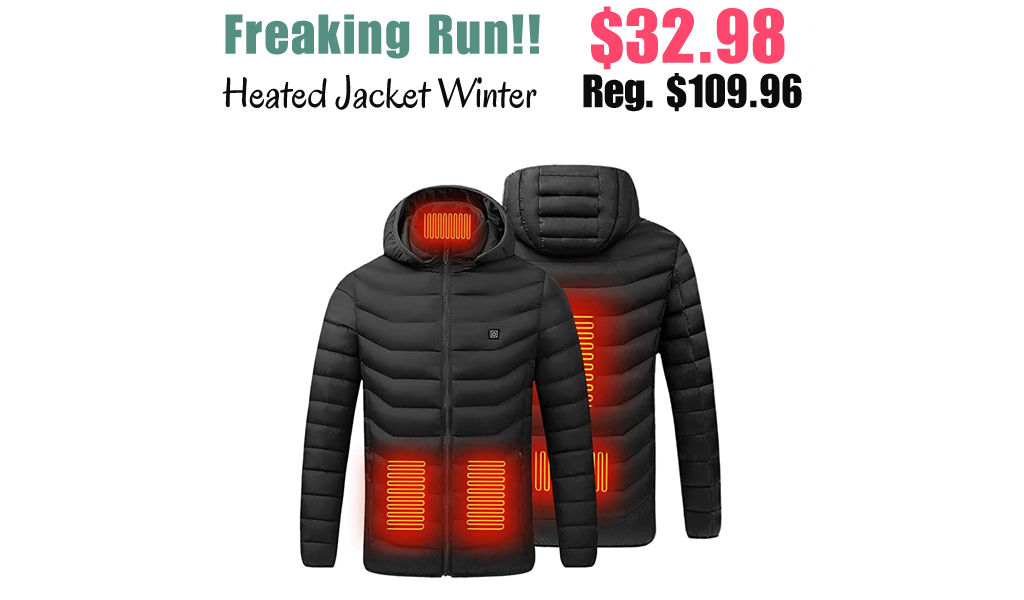 Heated Jacket Winter Only $32.98 Shipped on Amazon (Regularly $109.96)