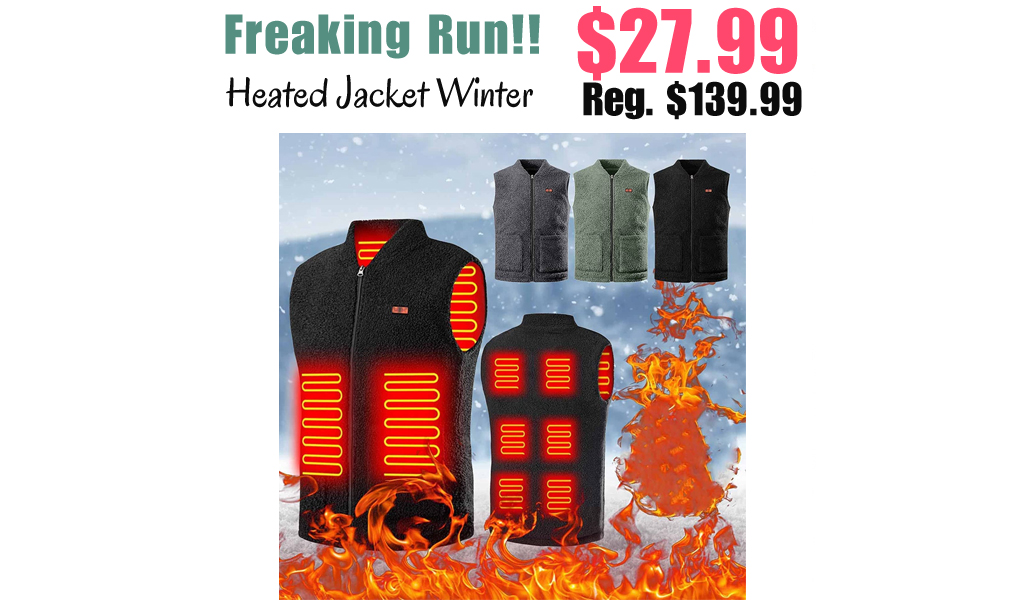 Heated Jacket Winter Only $27.99 Shipped on Amazon (Regularly $139.99)