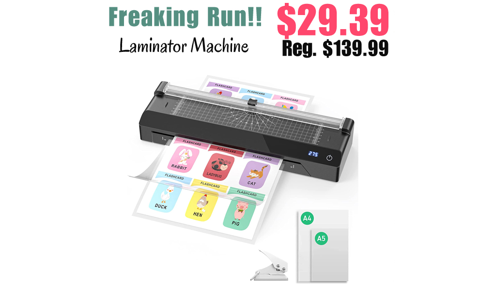 Laminator Machine Only $29.39 Shipped on Amazon (Regularly $139.99)
