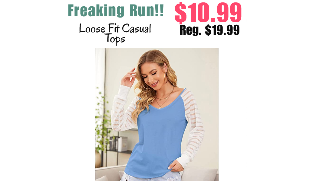 Loose Fit Casual Tops Only $10.99 Shipped on Amazon (Regularly $19.99)