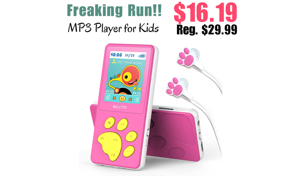 MP3 Player for Kids Only $16.19 Shipped on Amazon (Regularly $29.99)