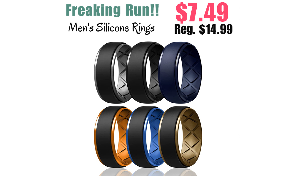 Men's Silicone Rings Only $7.49 Shipped on Amazon (Regularly $14.99)
