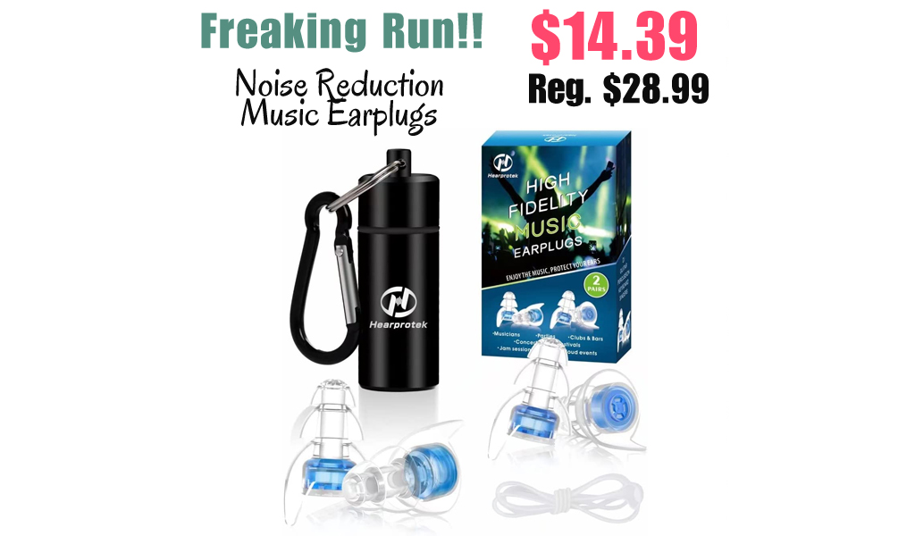 Noise Reduction Music Earplugs Only $14.39 Shipped on Amazon (Regularly $28.99)
