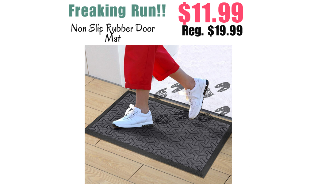 Non Slip Rubber Door Mat Only $11.99 Shipped on Amazon (Regularly $19.99)