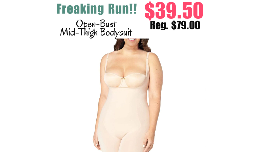 Open-Bust Mid-Thigh Bodysuit Only $39.50 Shipped (Regularly $79)