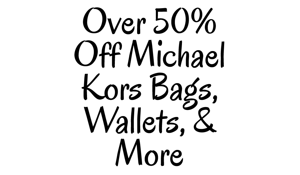Over 50% Off Michael Kors Bags, Wallets & More