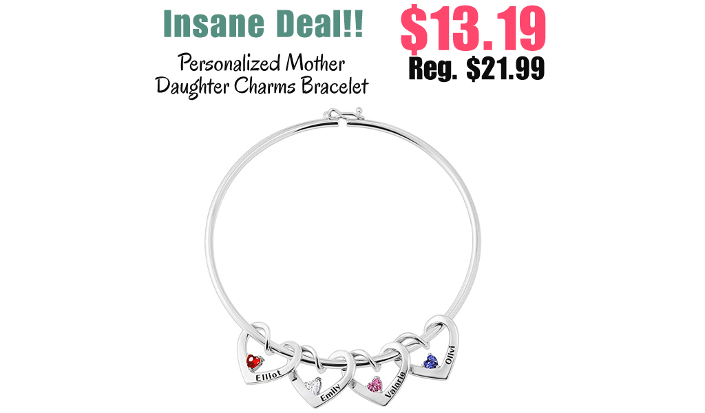 Personalized Mother Daughter Charms Bracelet Only $13.19 Shipped on Amazon (Regularly $21.99)