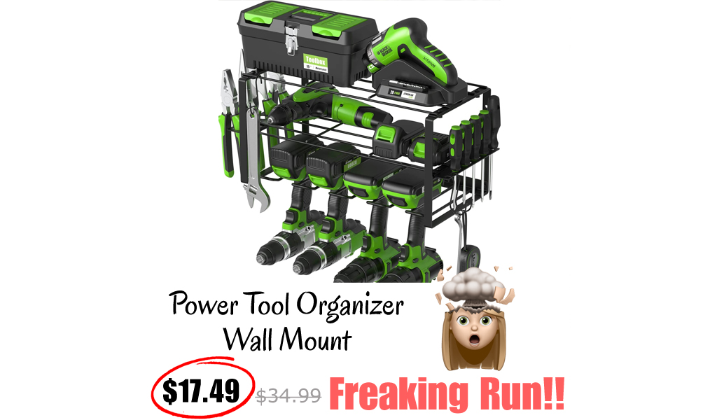 Power Tool Organizer Wall Mount Only $17.49 Shipped on Amazon (Regularly $34.99)