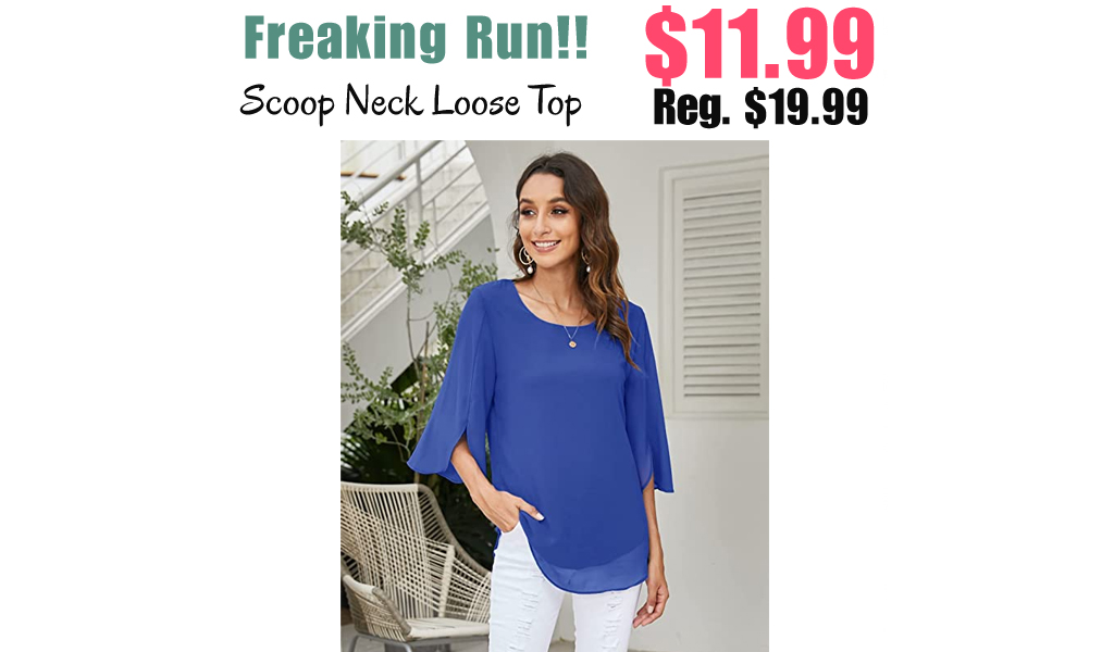 Scoop Neck Loose Top Only $11.99 Shipped on Amazon (Regularly $19.99)