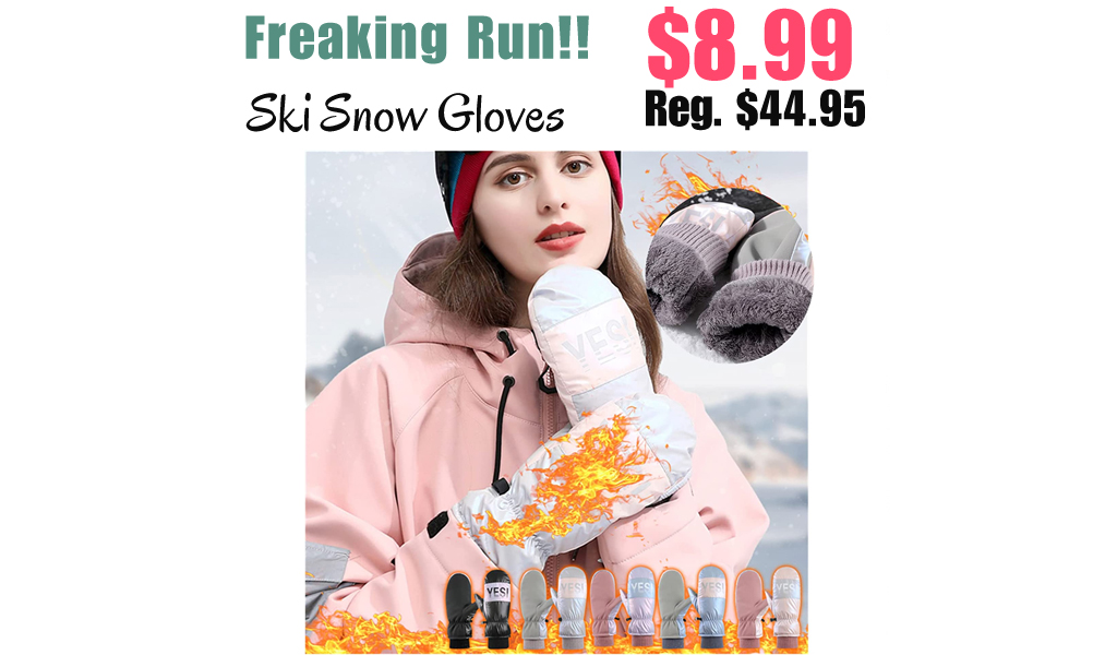 Ski Snow Gloves Only $8.99 Shipped on Amazon (Regularly $44.95)