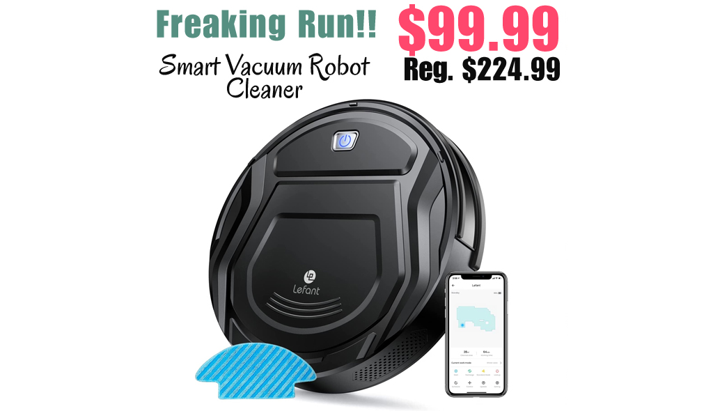 Smart Vacuum Robot Cleaner Only $99.99 Shipped on Amazon (Regularly $224.99)