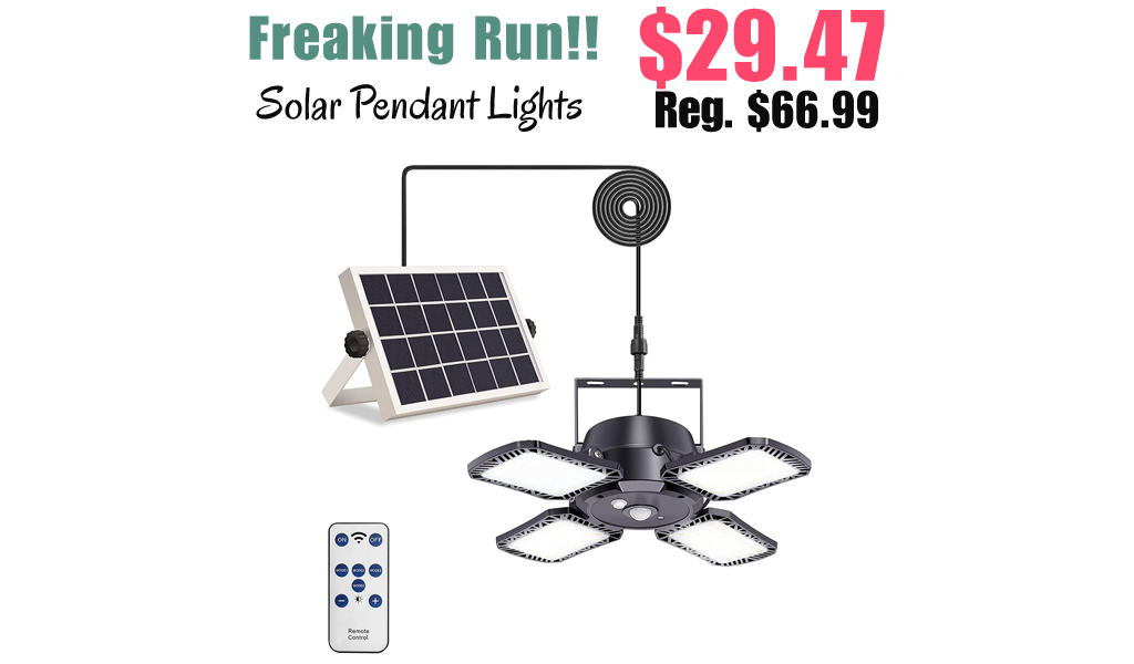 Solar Pendant Lights Only $29.47 Shipped on Amazon (Regularly $66.99)