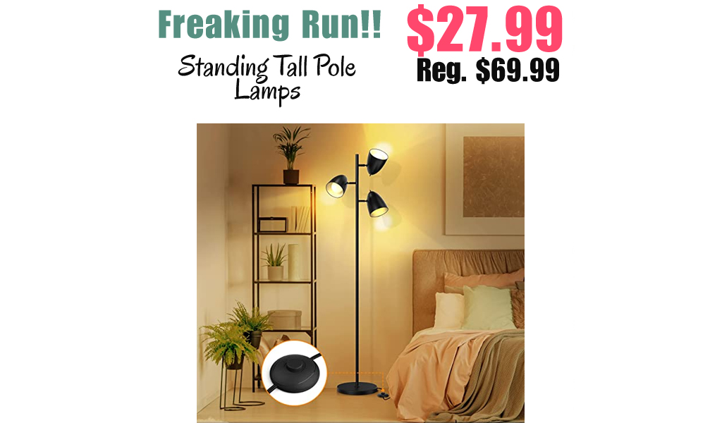 Standing Tall Pole Lamps Only $27.99 Shipped on Amazon (Regularly $69.99)