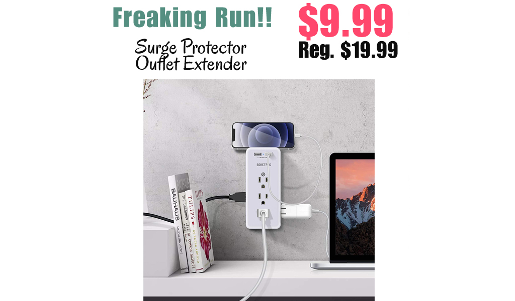 Surge Protector Outlet Extender Only $9.99 Shipped on Amazon (Regularly $19.99)