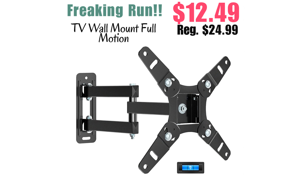 TV Wall Mount Full Motion Only $12.49 Shipped on Amazon (Regularly $24.99)