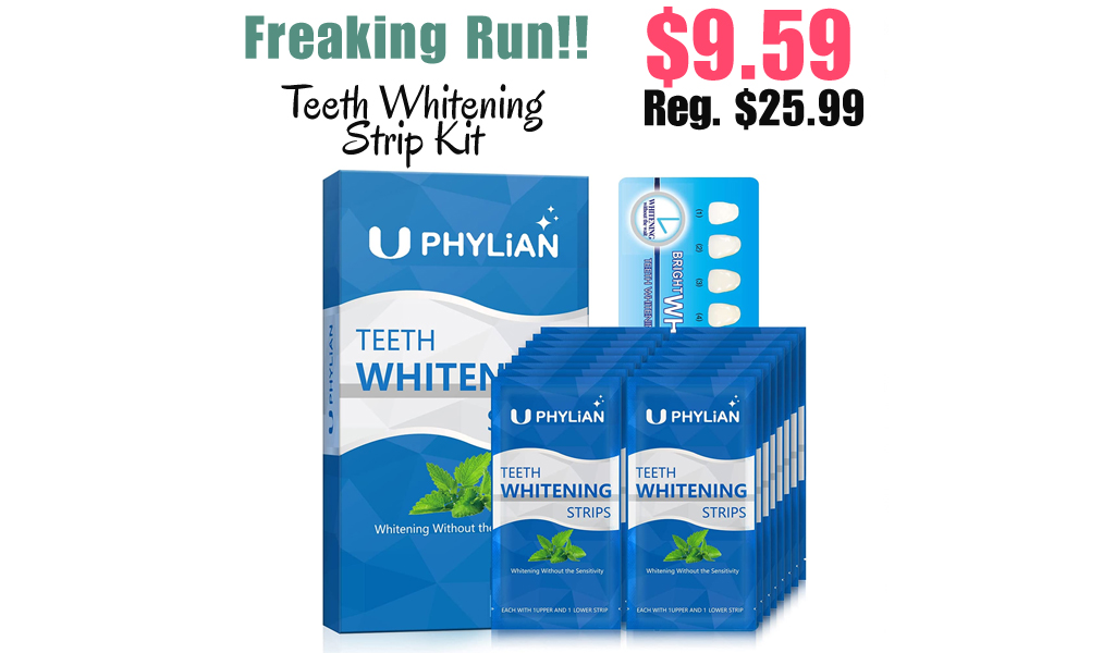 Teeth Whitening Strip Kit Only $9.59 Shipped on Amazon (Regularly $25.99)