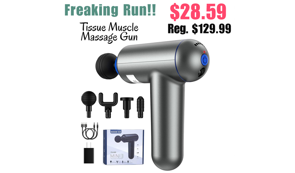 Tissue Muscle Massage Gun Only $28.59 Shipped on Amazon (Regularly $129.99)