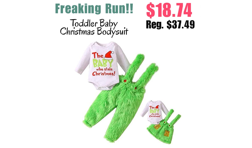 Toddler Baby Christmas Bodysuit Only $18.74 Shipped on Amazon (Regularly $37.49)