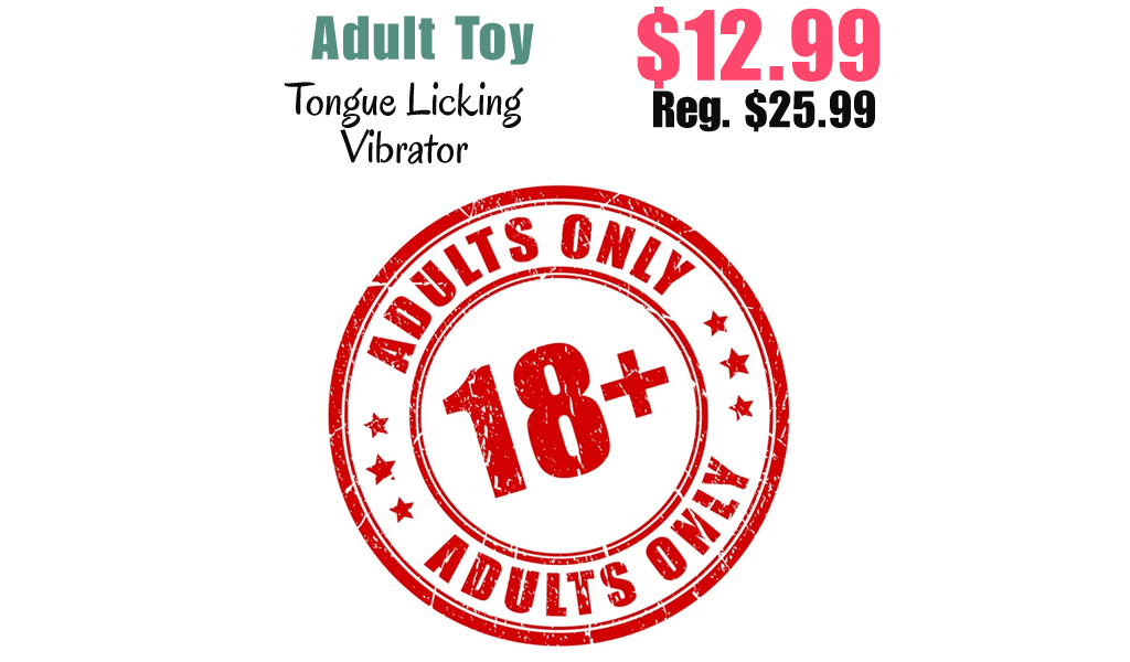 Tongue Licking Vibrator Only $12.99 Shipped on Amazon (Regularly $25.99)