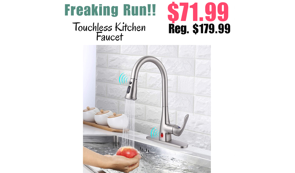 Touchless Kitchen Faucet Only $71.99 Shipped on Amazon (Regularly $179.99)