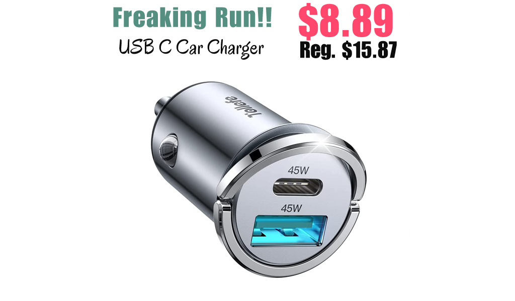 USB C Car Charger Only $8.89 Shipped on Amazon (Regularly $15.87)
