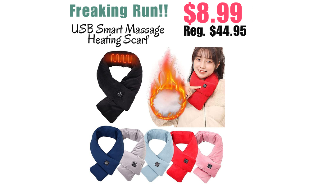 USB Smart Massage Heating Scarf Only $8.99 Shipped on Amazon (Regularly $44.95)