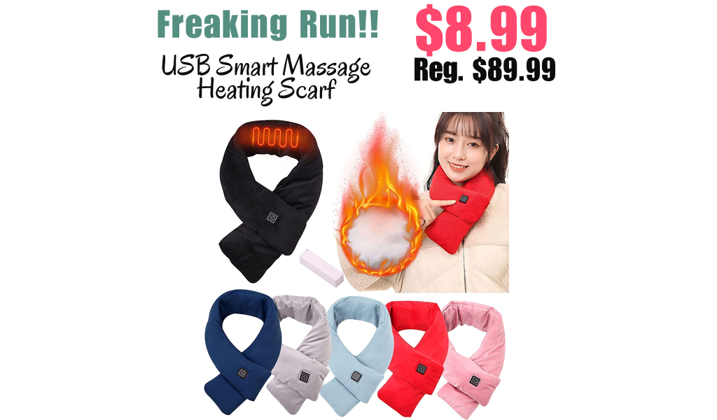USB Smart Massage Heating Scarf Only $8.99 Shipped on Amazon (Regularly $89.99)