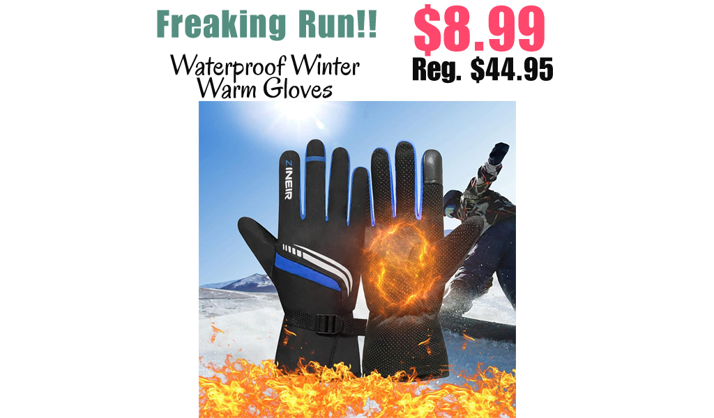 Waterproof Winter Warm Gloves Only $8.99 Shipped on Amazon (Regularly $44.95)