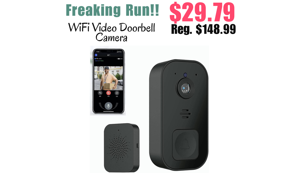 WiFi Video Doorbell Camera Only $29.79 Shipped on Amazon (Regularly $148.99)