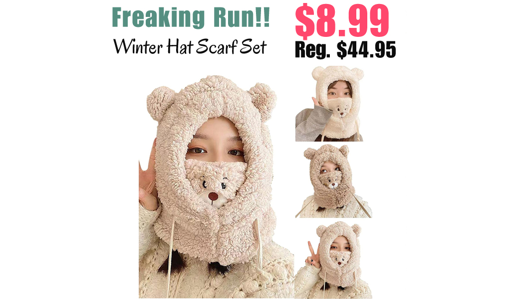Winter Hat Scarf Set Only $8.99 Shipped on Amazon (Regularly $44.95)