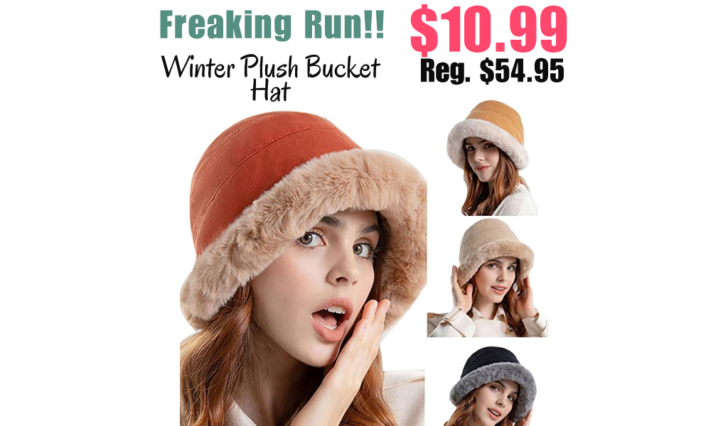 Winter Plush Bucket Hat Only $10.99 Shipped on Amazon (Regularly $54.95)