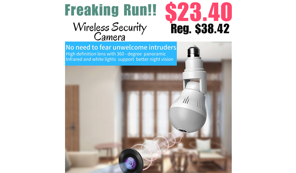 Wireless Security Camera Only $23.40 Shipped on Amazon (Regularly $38.42)