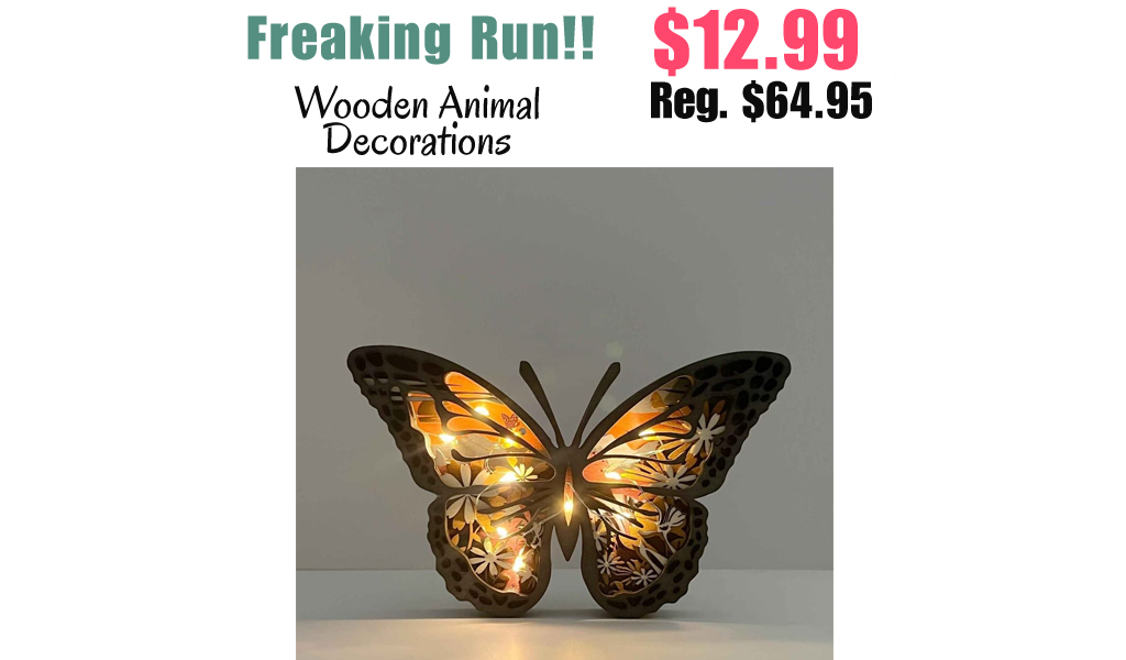 Wooden Animal Decorations Only $12.99 Shipped on Amazon (Regularly $64.95)