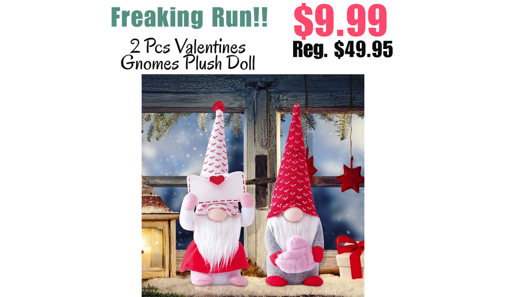 2 Pcs Valentines Gnomes Plush Doll Only $9.99 Shipped on Amazon (Regularly $49.95)