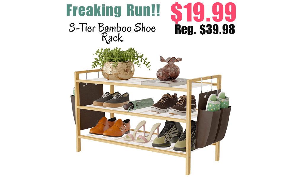 3-Tier Bamboo Shoe Rack Only $19.99 Shipped on Amazon (Regularly $39.98)