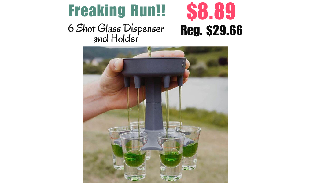 6 Shot Glass Dispenser and Holder Only $8.89 Shipped on Amazon (Regularly $29.66)